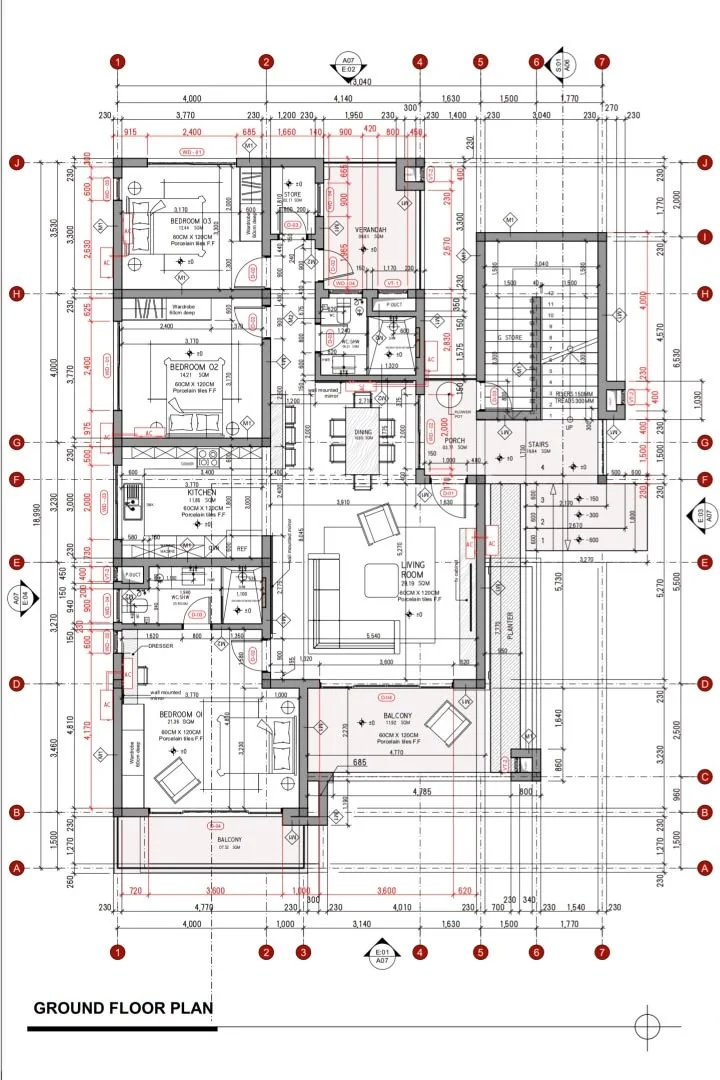 Residential floor plan studies