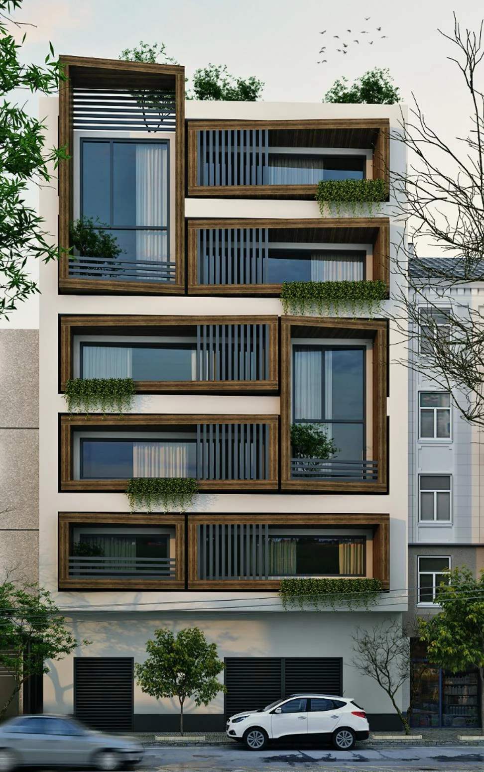 Exterior building visualisation